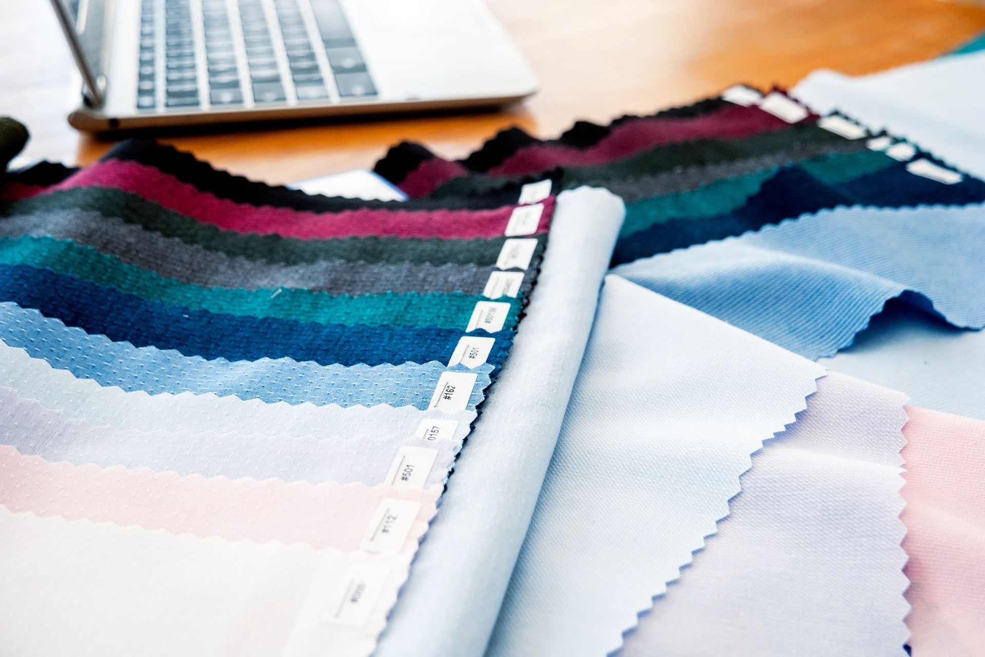 Sélection des tissus et des couleurs